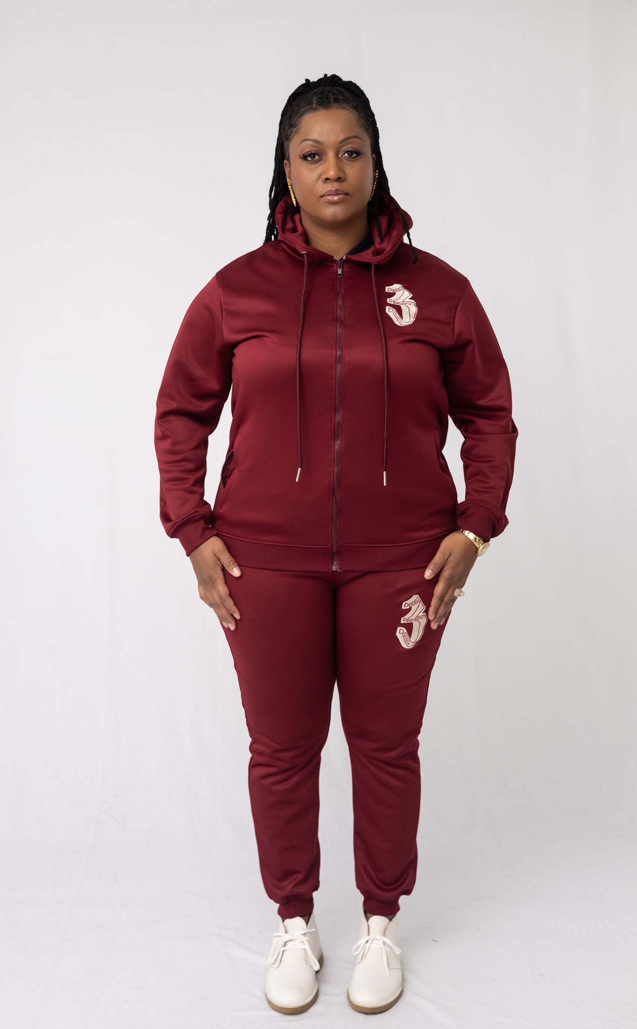Burgundy Tracksuit