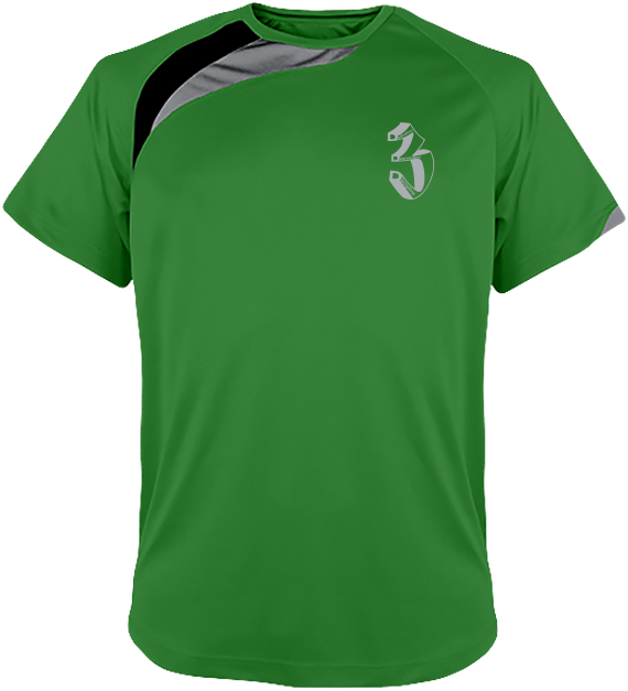 Men T-shirt Sport short sleeve  three-colour