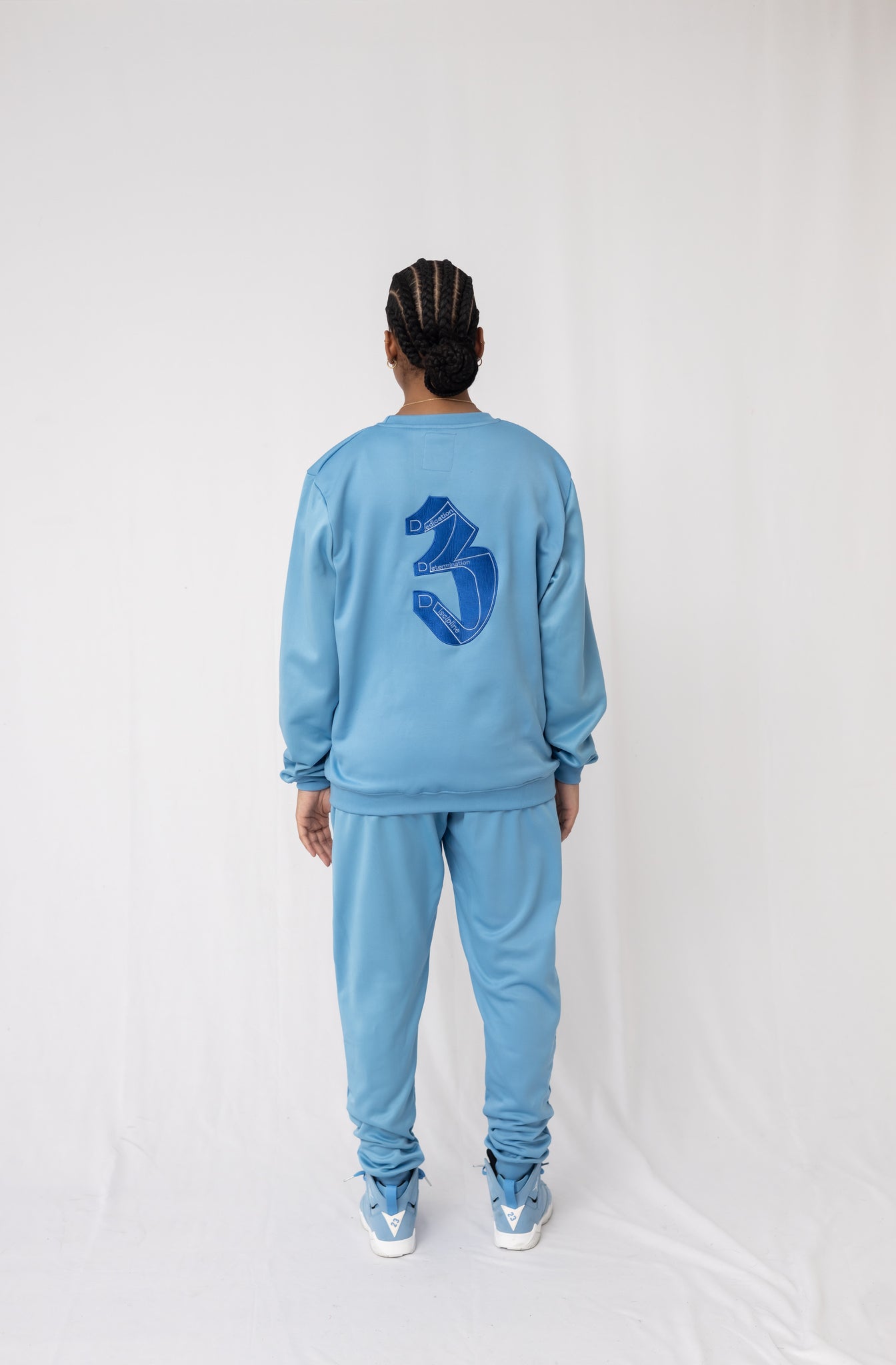 Baby Blue Crewneck Suit