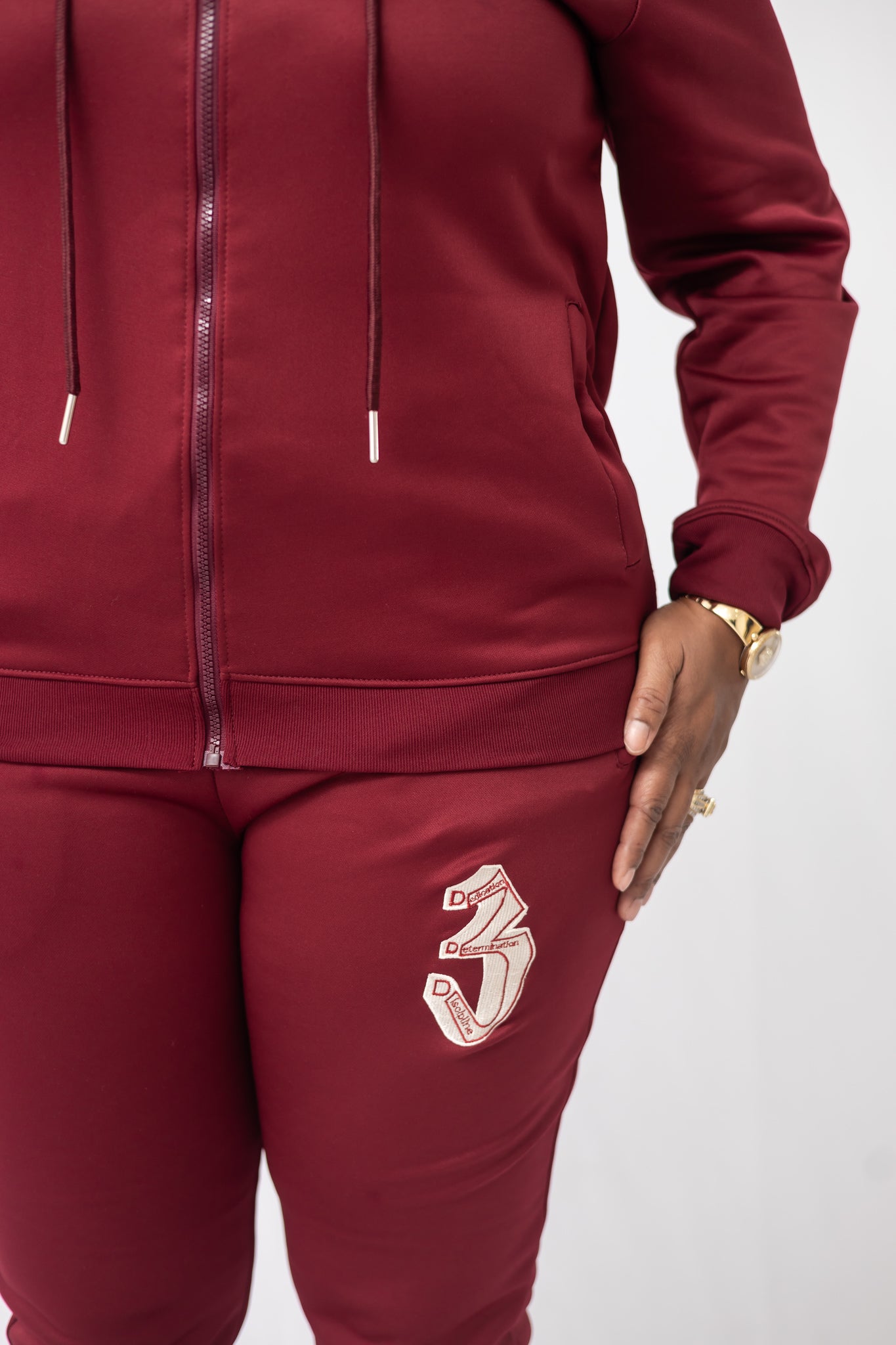 Burgundy Tracksuit